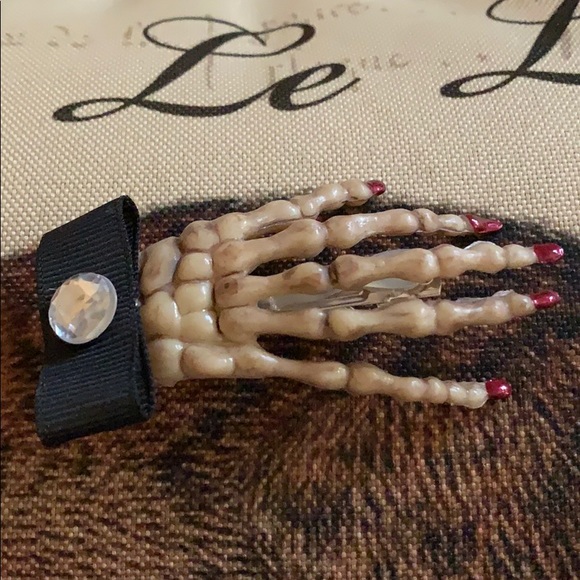 Creepy Hair Clip Halloween Accessory Day of dead - Picture 6 of 16